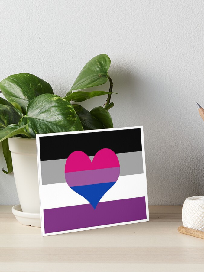 Asexual Biromantic Pride Flag Art Board Print For Sale By Darkvulpine Redbubble 6942