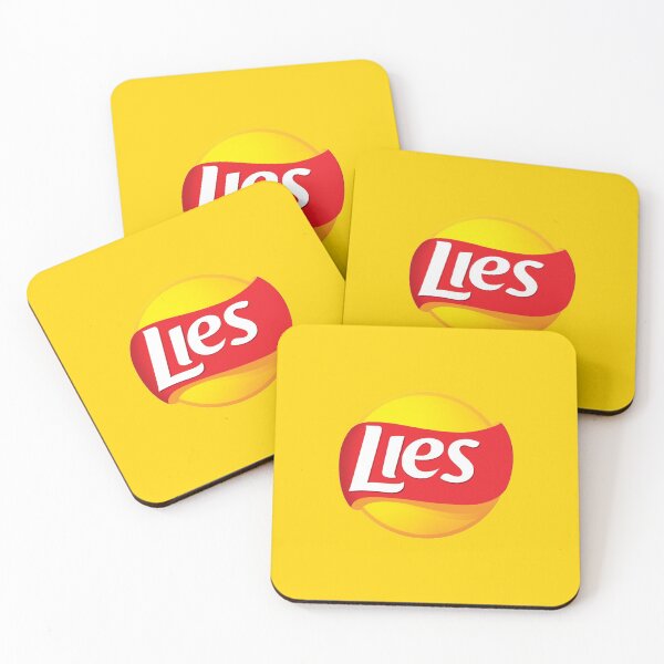 Item preview, lies lays chips funny logo brand designed and sold by Noshiworld.