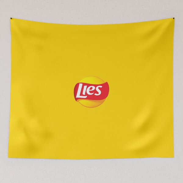 Item preview, lies lays chips funny logo brand designed and sold by Noshiworld.