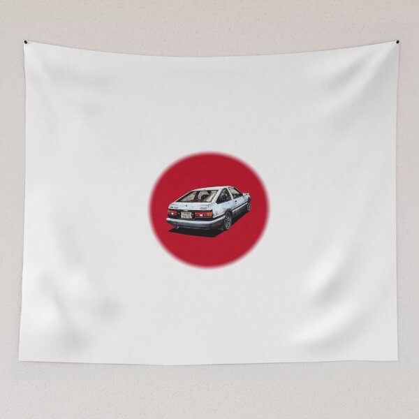 Item preview, Initial D AE86 Japan Flag designed and sold by Ivannart.