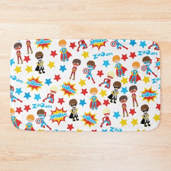 Item preview, Superhero Little Boy Pattern designed and sold by sweetbelle.