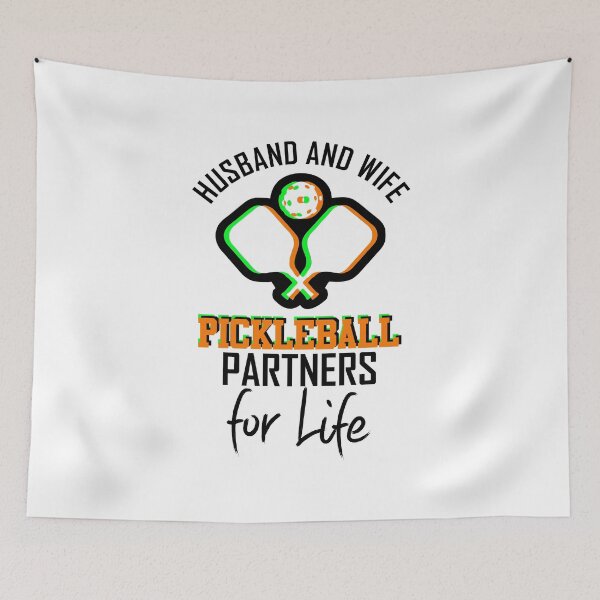 Item preview, Pickleball Partners for Life funny gift for Husband and Wife designed and sold by hadleydesigns.