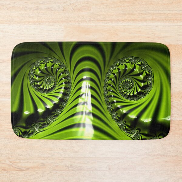 Item preview, Green Banded Spirals designed and sold by Elisabeth Lucas.