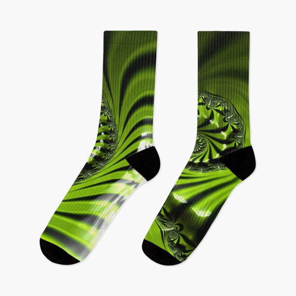 Item preview, Green Banded Spirals designed and sold by Elisabeth Lucas.