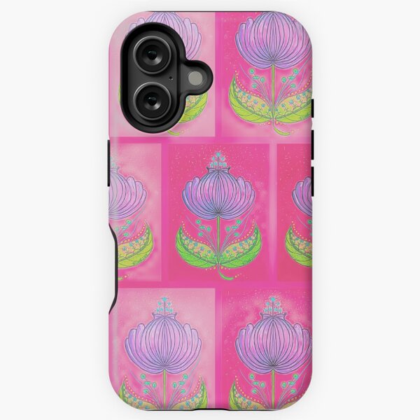 Item preview, Folkart Flower pattern in pink designed and sold by Brenda  Knoll.