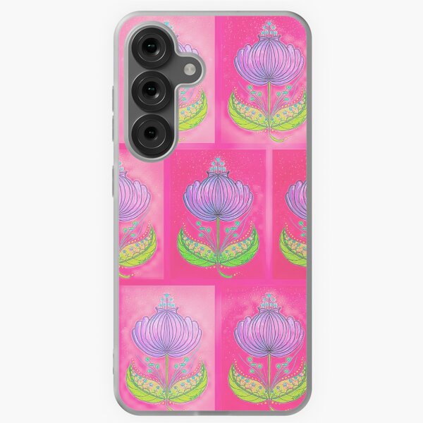 Item preview, Folkart Flower pattern in pink designed and sold by Brenda  Knoll.