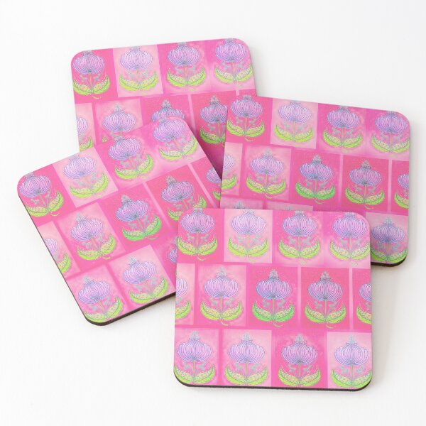 Item preview, Folkart Flower pattern in pink designed and sold by Brenda  Knoll.