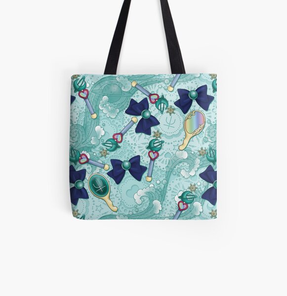 Neptune Planet Power - Scatter Print All Over Print Tote Bag