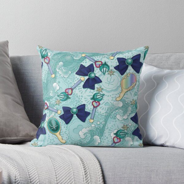 Neptune Planet Power - Scatter Print Throw Pillow