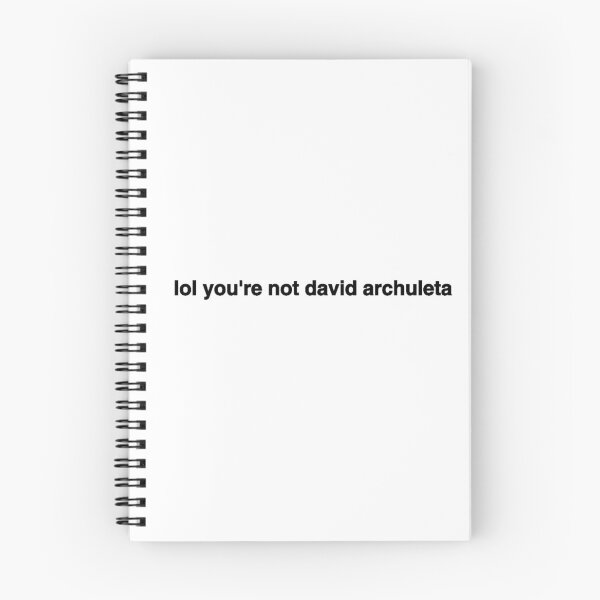 Item preview, lol you’re not David Archuleta designed and sold by samgil17.