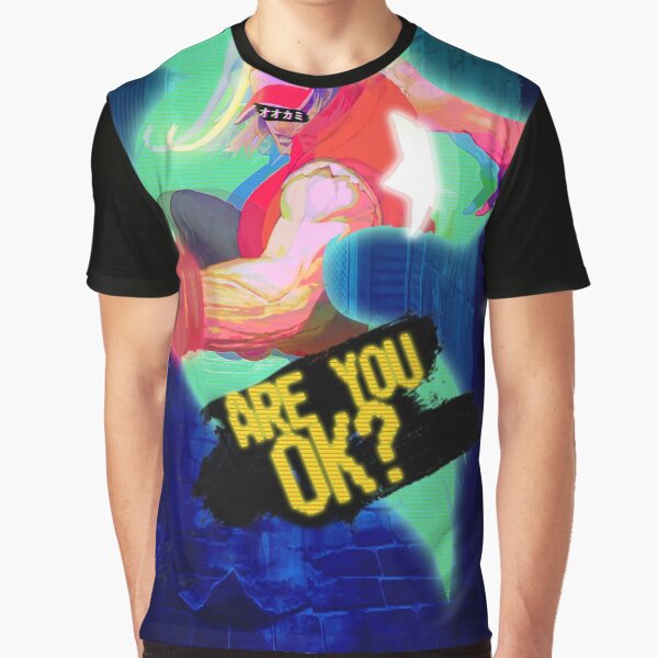 Terry Bogard Neon Graphic T-Shirt