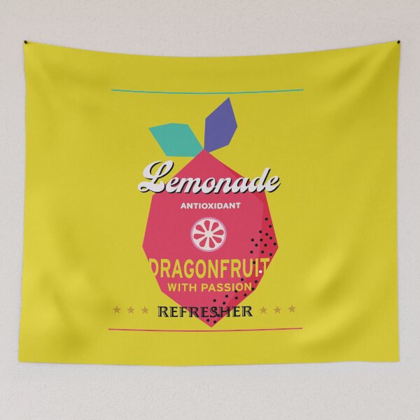 Item preview, Refresher! Dragon fruit lemonade_Pop art designed and sold by studiokay12.
