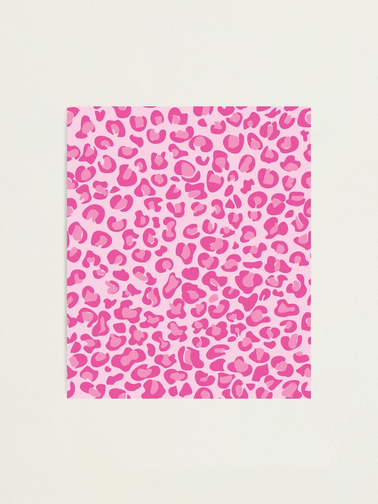 Pink Leopard Print  Photographic Print for Sale by newburyboutique