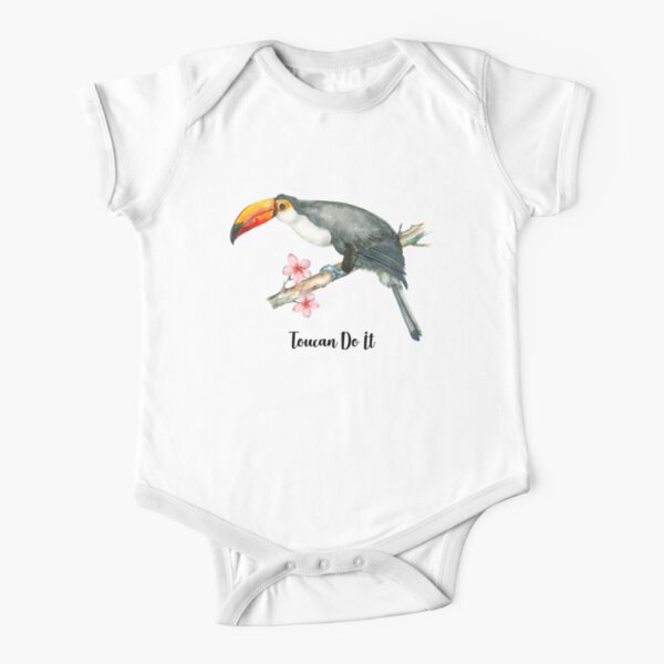 Toco Toucan Short Sleeve Baby One Piece Redbubble