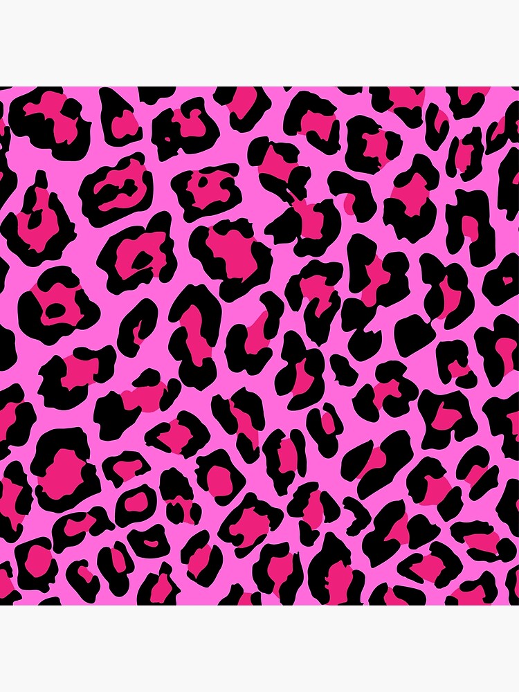 Hot Pink Leopard Print | Metal Print