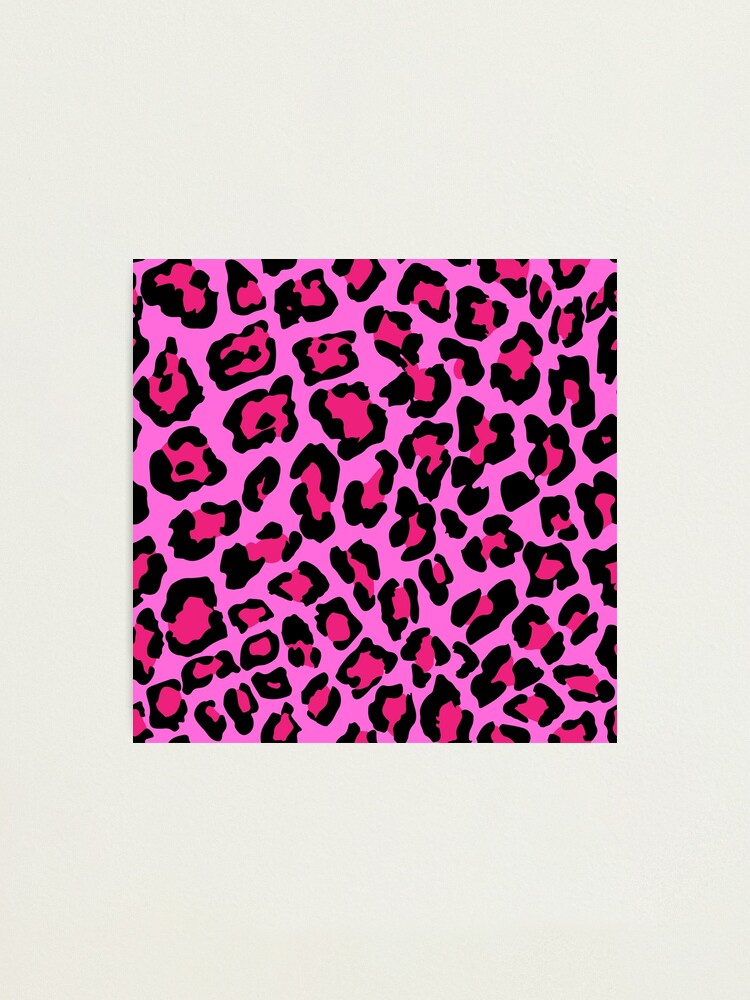 Hot Pink Leopard Print | Photographic Print