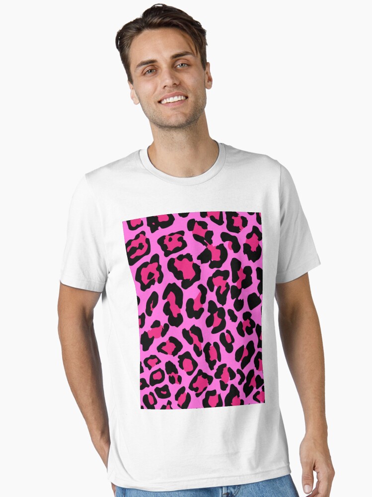 leopard print v neck t shirt