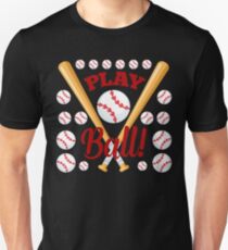 Camiseta ajustada Jugar Ball Emoji JoyPixels Divertido fanático del softbol y el béisbol