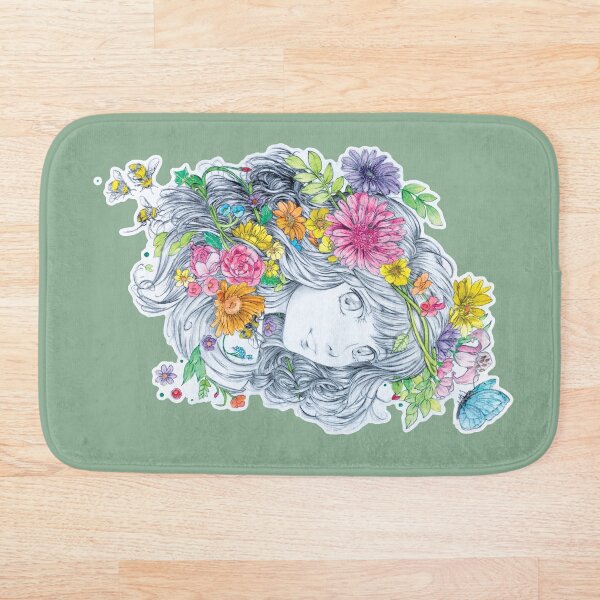 Spring Face Bath Mat