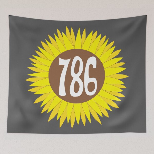 Item preview, Hand Drawn Florida Sunflower 786 Area Code designed and sold by itsrturn.