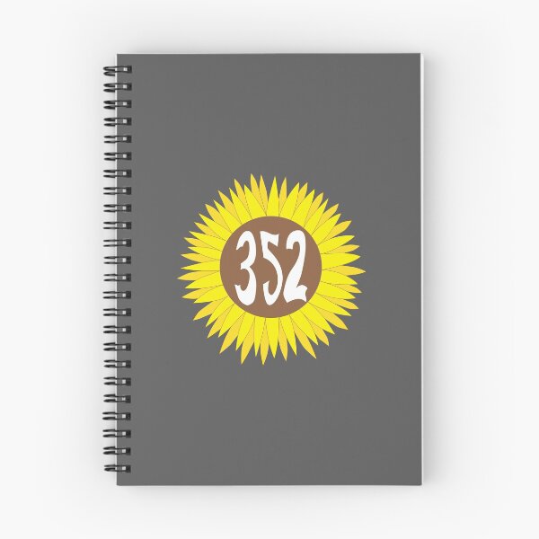 Item preview, Hand Drawn Florida Sunflower 352 Area Code designed and sold by itsrturn.