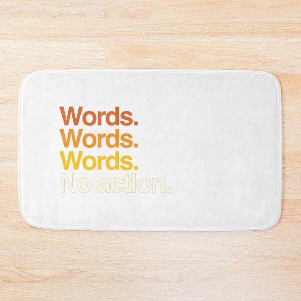 Item preview, Words Words Words No Action designed and sold by the-type-store.