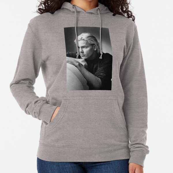 River Phoenix Black and White Portrait Lightweight Hoodie