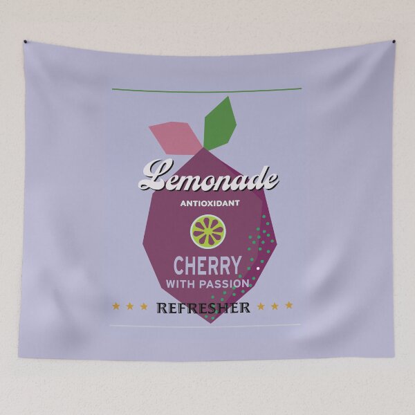 Item preview, Refresher! cherry lemonade_Pop art designed and sold by studiokay12.