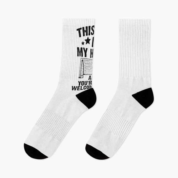 Item preview, This Goal Is My House and You Are Not Welcome Here - Funny Soccer Gift  designed and sold by Sutra-Lotus-Co.