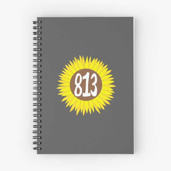 Item preview, Hand Drawn Florida Sunflower 813 Area Code designed and sold by itsrturn.