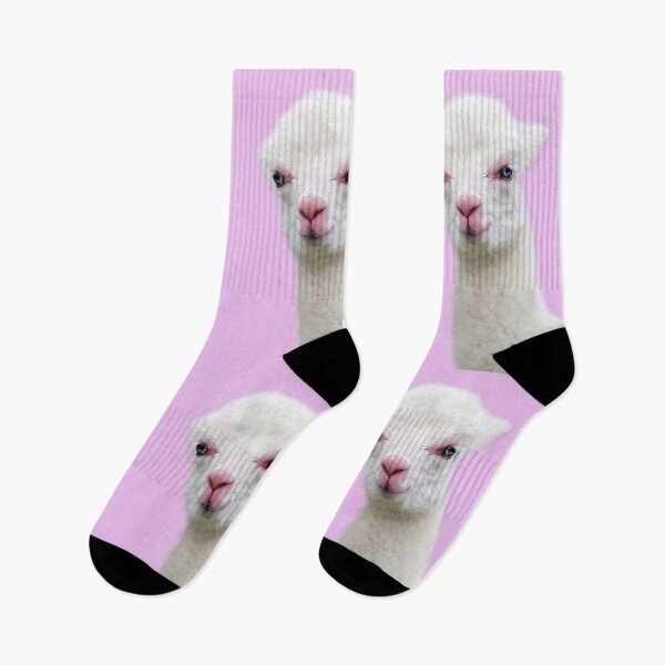 Item preview, Baby Alpaca with pink background designed and sold by Jan Marvin Art Studio.