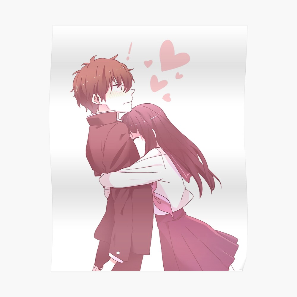 Anime Love Couple Sticker For Sale By Graksmxxt Redbubble