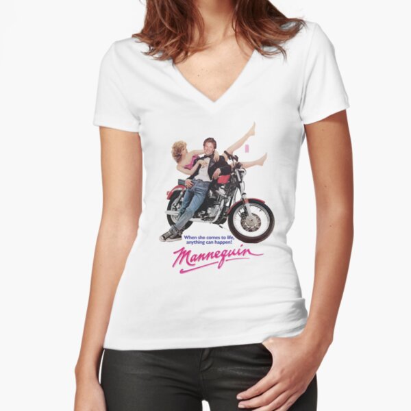 Mannequin (1987) Fitted V-Neck T-Shirt