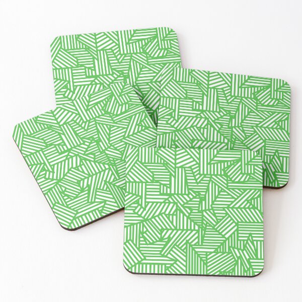 Item preview, green line patterns designed and sold by Ella's  Doodles And Designs.