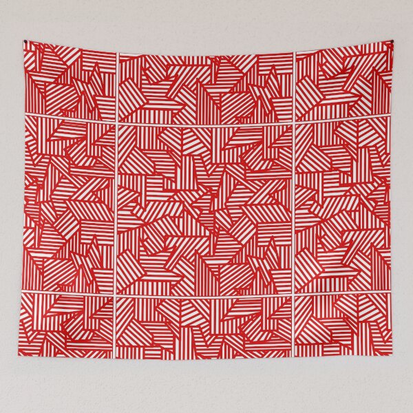 Item preview, red line patterns designed and sold by Ella's  Doodles And Designs.