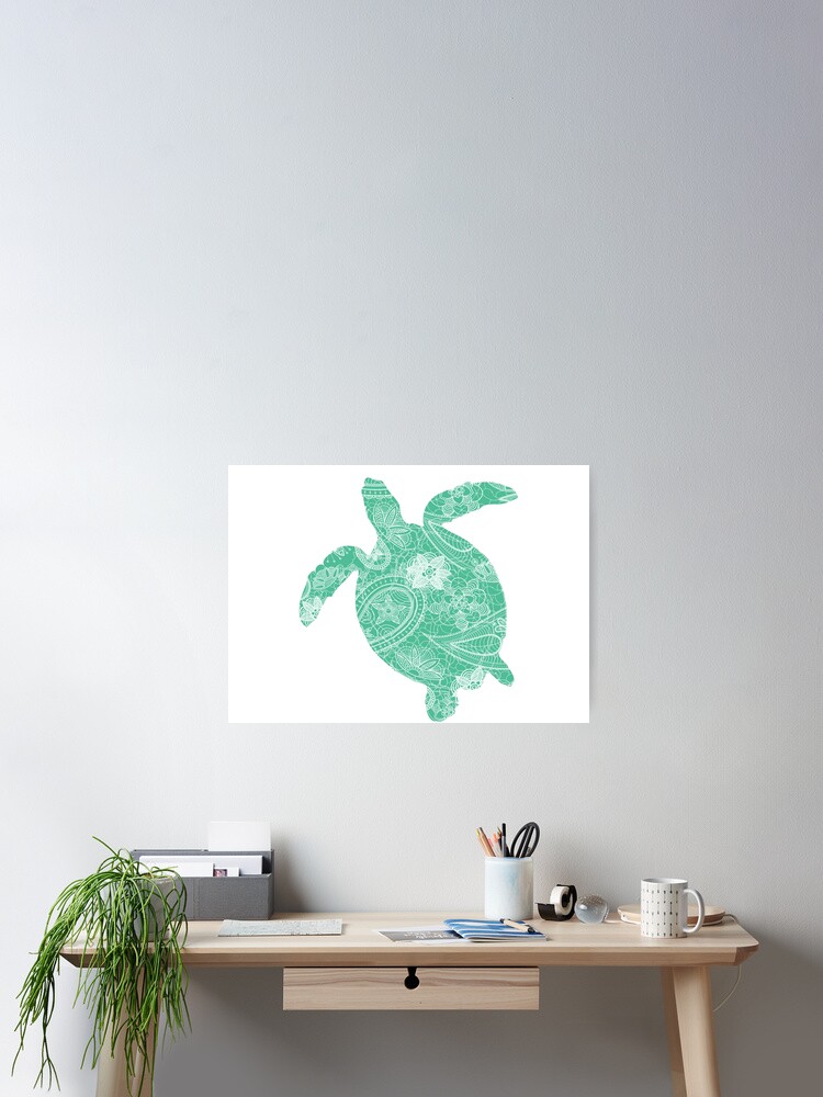Thumbnail 2 of 3, Poster, Turtles! designed and sold by ericbracewell.