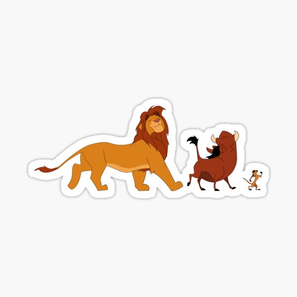 Sticker Le Roi Lion Hakuna Matata