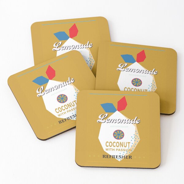 Item preview, Refresher! coconut lemonade Pop art designed and sold by studiokay12.