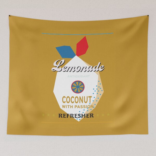 Item preview, Refresher! coconut lemonade Pop art designed and sold by studiokay12.