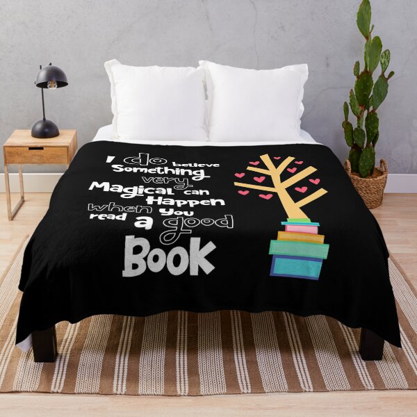 Bookaholic Throw Blankets for Sale