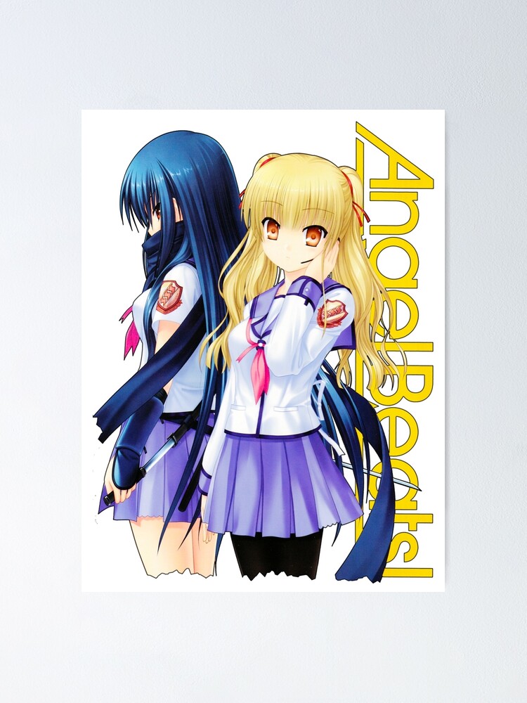 Shiina Yusa Angel Beats Poster By Niklausu Redbubble