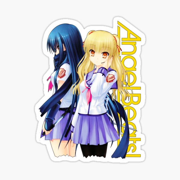 Shiina Yusa Angel Beats Sticker By Niklausu Redbubble