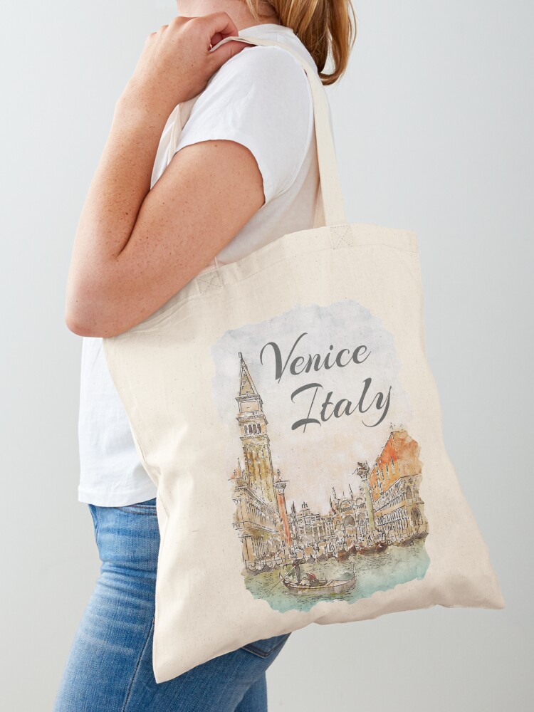 Venice Italy Watercolor Souvenir Tote Bag for Sale by Linda Roisum |  Redbubble