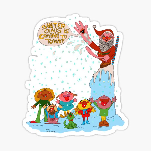 Santer Claus Sticker