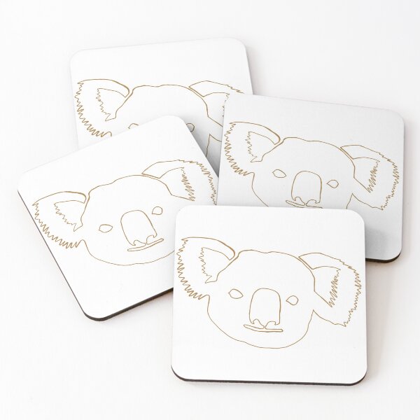 Item preview, Koala Outline Brown designed and sold by shtem.
