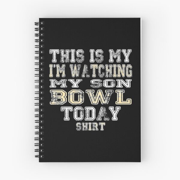 Item preview, This Is My I'm Watching My Son Bowl Today Shirt Funny designed and sold by nikkidawn74.