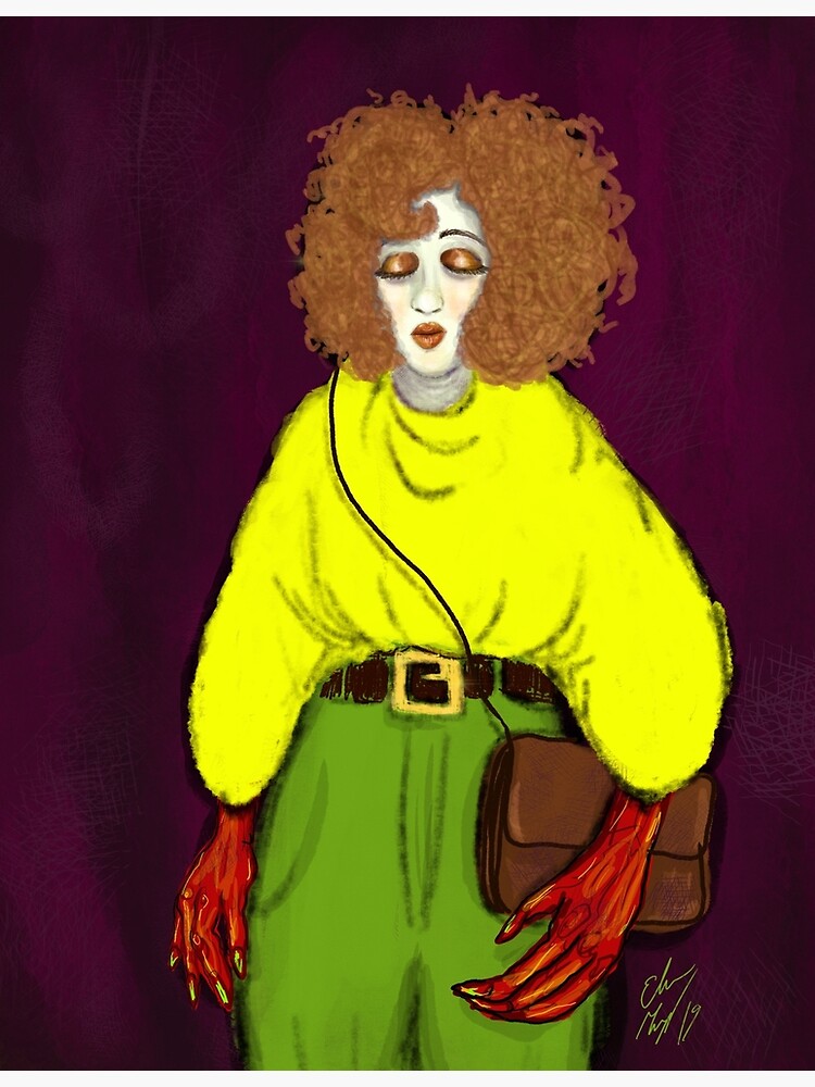 Girl with Handbag by GroglioArt