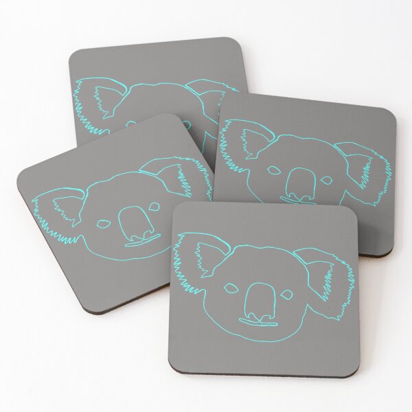 Item preview, Koala Outline Turquoise  designed and sold by shtem.
