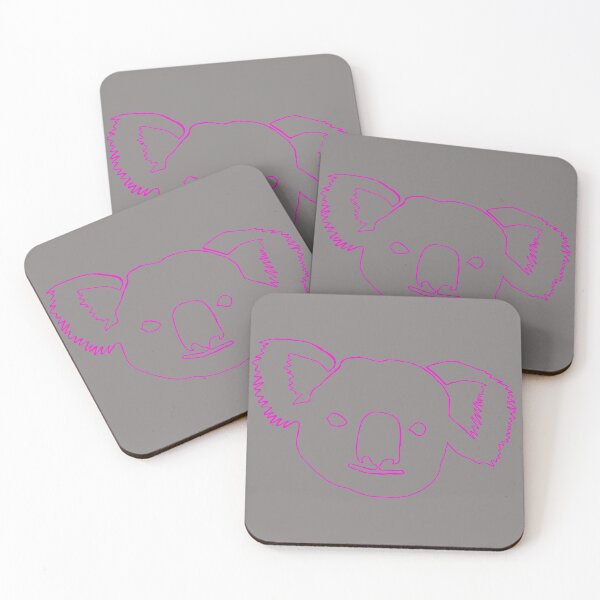 Item preview, Koala Outline Pink designed and sold by shtem.
