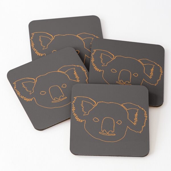 Item preview, Koala Outline Orange designed and sold by shtem.